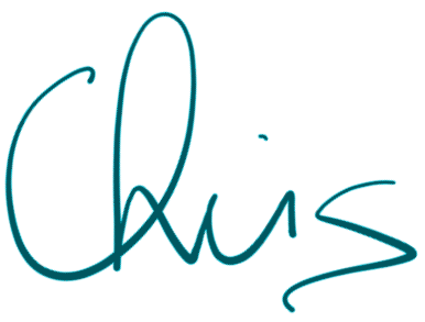 Chris' signature